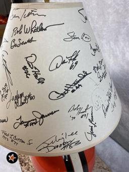 Bob Gain's Cleveland Browns Helmet Lamp w/Autos