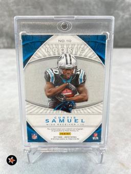 2017 Limited Silver Curtis Samuel Jersey / Auto Rookie 08/75 - 3 Color Relic