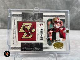 2008 Leaf Souvenir Stamps Matt Ryan Jersey Patch 3 Color 02/25 Rookie  #2 - Falcons Uniform #!!!