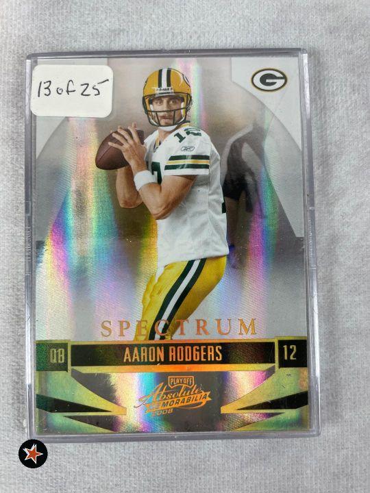 (3) Aaron Rodgers Short Print Insert Cards /25 - /50 - /150