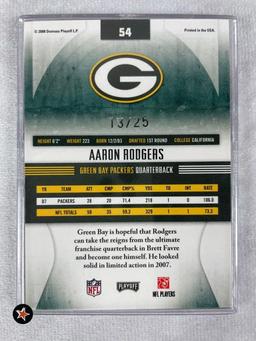 (3) Aaron Rodgers Short Print Insert Cards /25 - /50 - /150