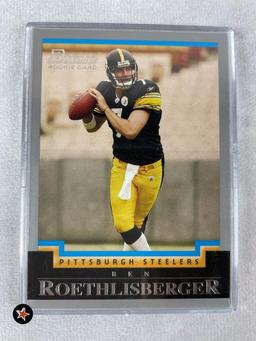 2004 Bowman #114 Ben Roethlisberger Rookie Cards (3)