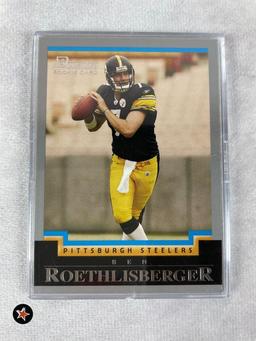 2004 Bowman #114 Ben Roethlisberger Rookie Cards (3)