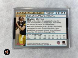 2004 Bowman #114 Ben Roethlisberger Rookie Cards (3)