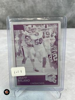 2019 Score #129 Matt Milano Magenta Printing Plate - 1/1