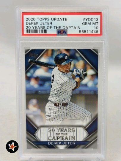 2020 Topps update Derek Jeter - PSA 10 - 20 years of the captain