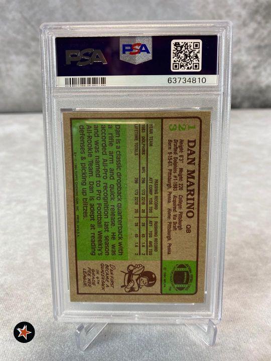 1984 Topps Dan Marino - PSA 8