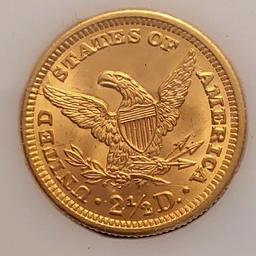 1902 $2.50 LIBERTY HEAD GOLD PIECE BU