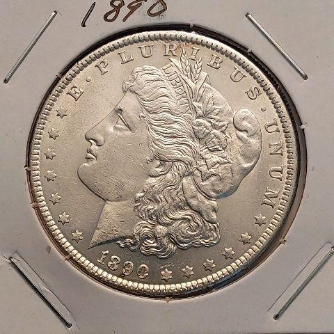 1890 MORGAN DOLLAR BU