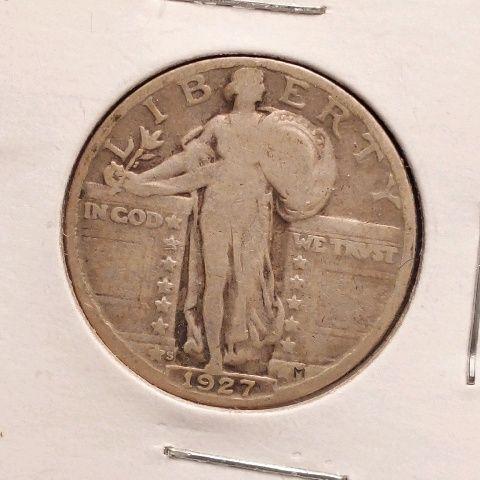 1927S STANDING LIBERTY QUARTER VG