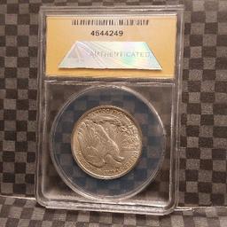 1945 WALKING LIBERTY HALF ANACS MS63