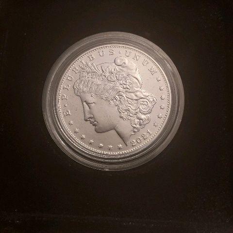 2021P MORGAN DOLLAR IN HOLDER