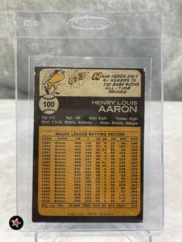 1973 Topps Hank Aaron #100