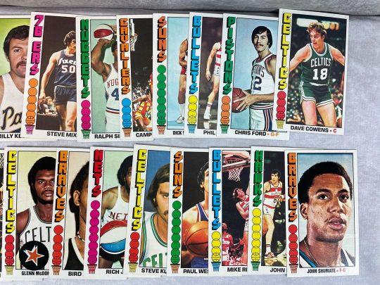1976 - 1977 Topps Basketball Lot of 54, Barry, Bradley, others