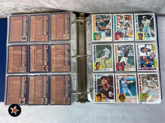 1984 Topps Baseball w/ Mattingly Rc Complete in Binder