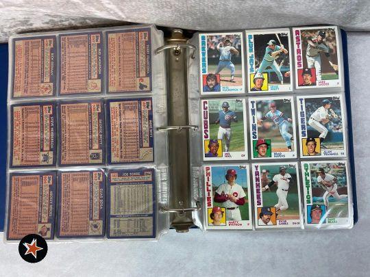 1984 Topps Baseball w/ Mattingly Rc Complete in Binder