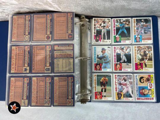 1984 Topps Baseball w/ Mattingly Rc Complete in Binder