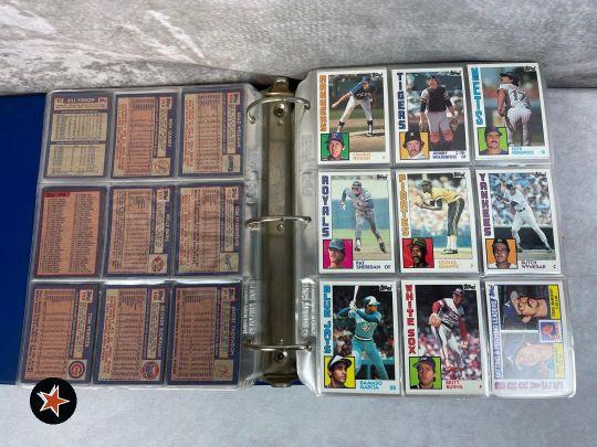 1984 Topps Baseball w/ Mattingly Rc Complete in Binder