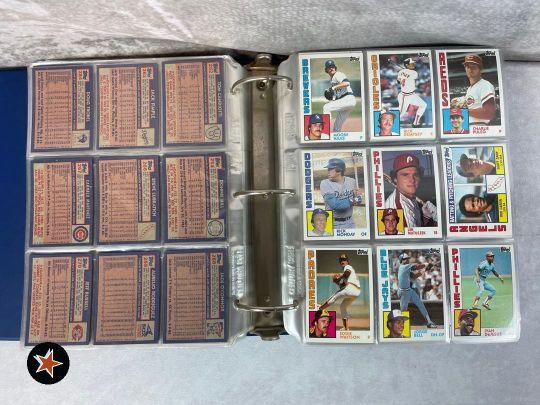 1984 Topps Baseball w/ Mattingly Rc Complete in Binder