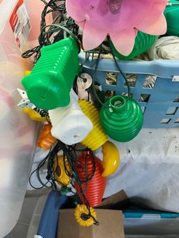 Large quantity of vintage Party lights and Christmas String lights