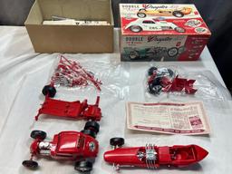 Vintage AMT Double Model Kit, partially assembled