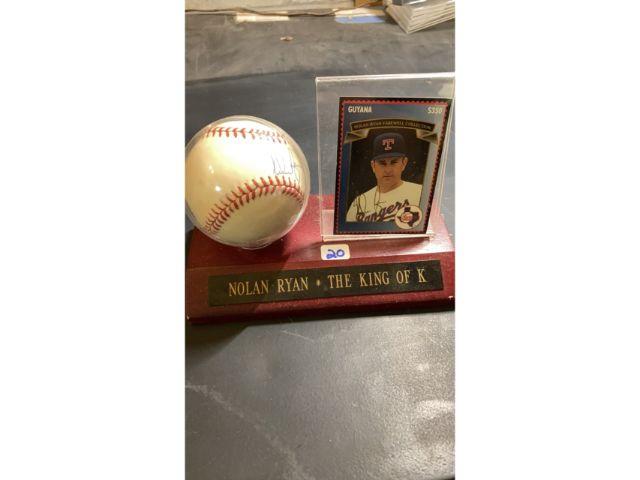 Nolan Ryan Autographed ball