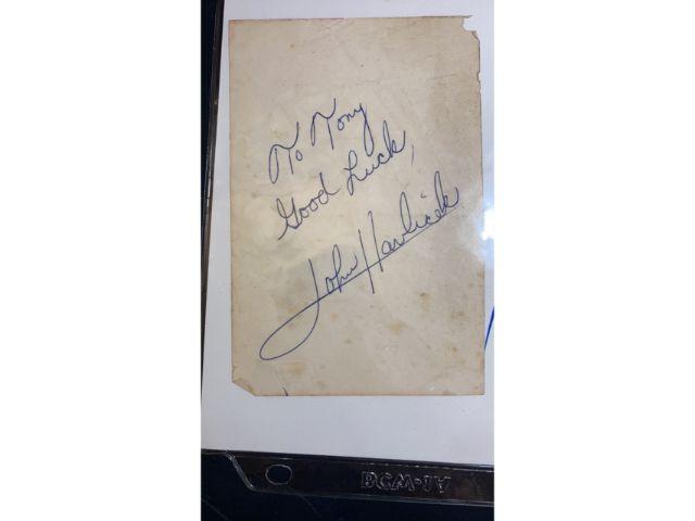 John Havlicek signature