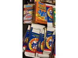 Large lot of unopened Sports Cards