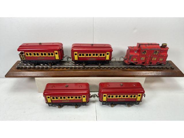 DORFAN LINES #51 ELECTRIC LOCOMOTIVE W/RESTORED PASSENGER CARS