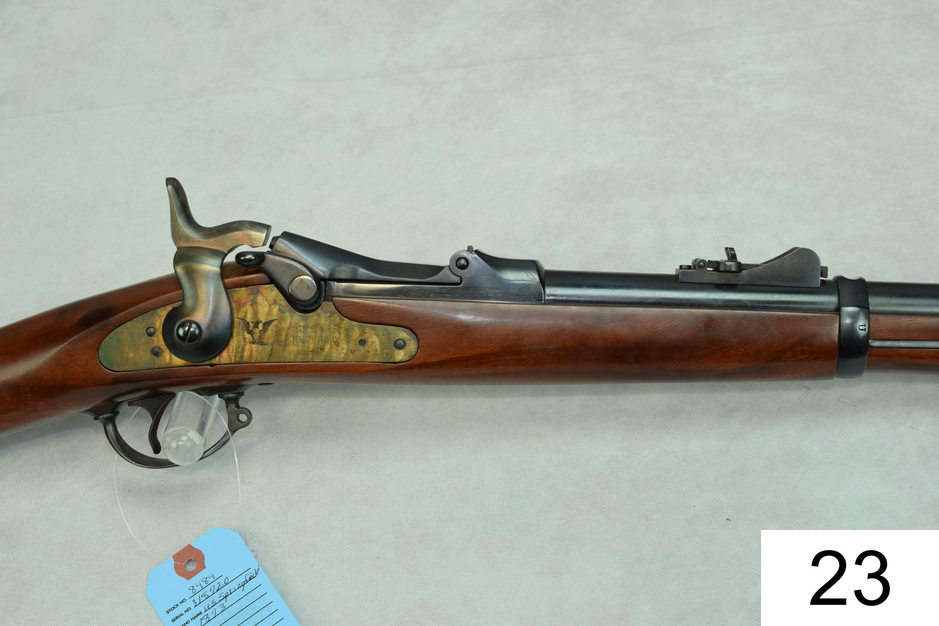 Springfield  Mod 1873 Trapdoor Carbine  Cal .45-70  23-1/4” Barrel