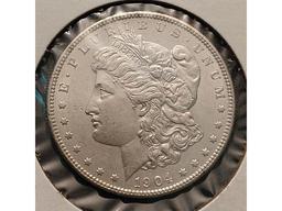 1904 MORGAN DOLLAR UNC