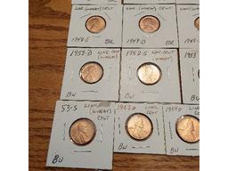 LOT OF 26 BU LINCOLN WHEAT CENTS