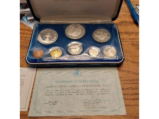 1973 BARBADOS PROOF SET IN HOLDER