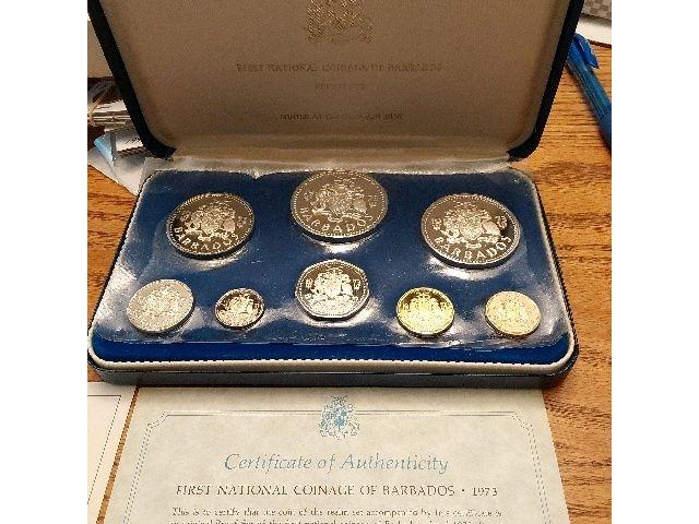 1973 BARBADOS PROOF SET IN HOLDER