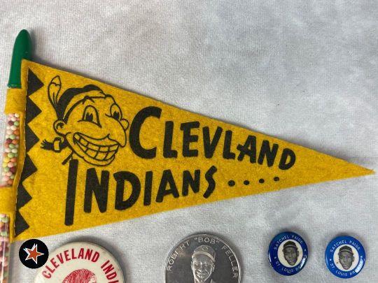 Vintage Cleveland Indians Collectibles Collection