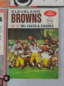 Vintage Cleveland Browns and Indians Related Programs