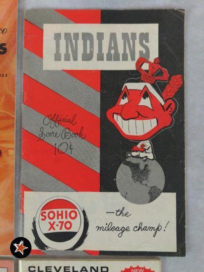 Vintage Cleveland Browns and Indians Related Programs