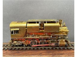 HO WMC SOUTHERN PACIFIC SP 0-6-0T SHOP SWITCHER #966, BRASS