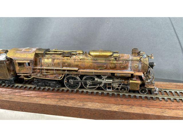 TENSHODO HO GAUGE UNPAINTED BRASS NO. 139 SANTA FE HUDSON LOCO AND TENDER