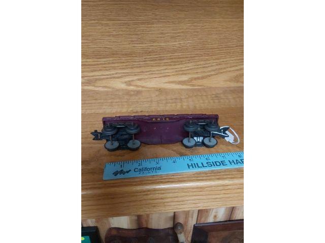 MARX ERIE TRAIN FLATBED CAR