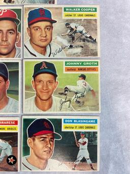 1956 card lot of 11, no duplicates