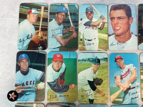 1970 Topps Tall Boys baseball lot of 17 with Yaz, Seaver, Brock, no duplicates