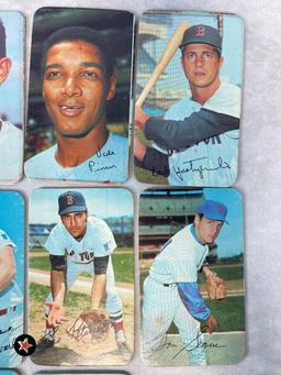 1970 Topps Tall Boys baseball lot of 17 with Yaz, Seaver, Brock, no duplicates