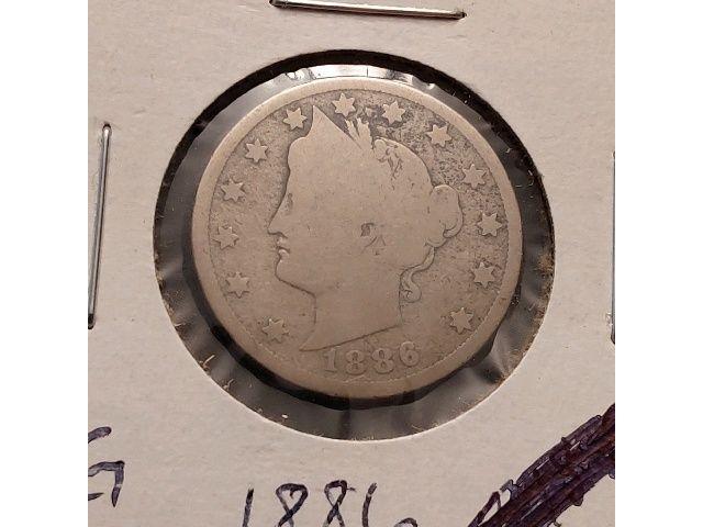 1886 V-NICKEL (KEY DATE) G