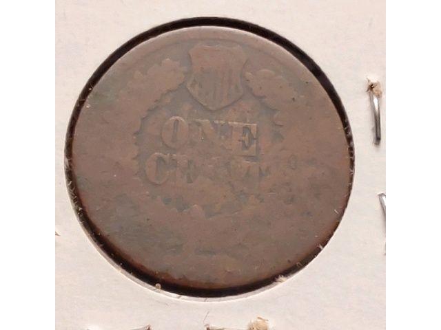 1868 INDIAN HEAD CENT AG