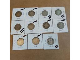 11 DIFFERENT BARBER QUARTERS