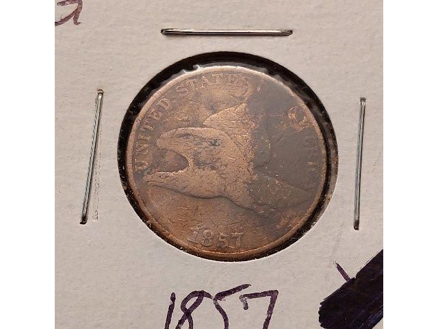 1857 FLYING EAGLE CENT