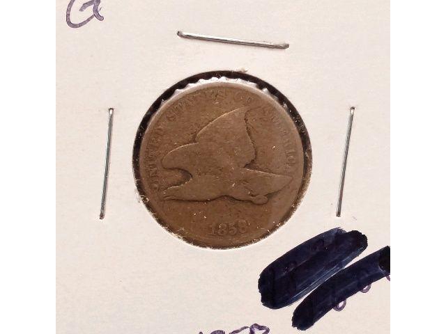 1858 S.L. FLYING EAGLE CENT G