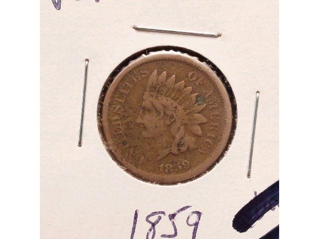 1859 INDIAN HEAD CENT VG