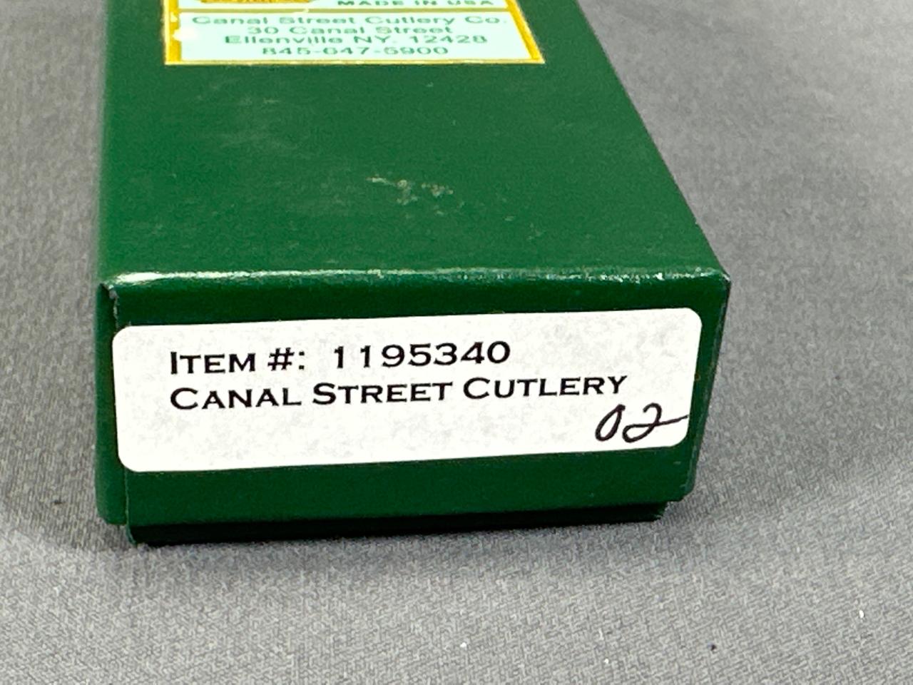 CANAL STREE CUTLERY CO. RED BONE SINGLE BLADE KNIFE